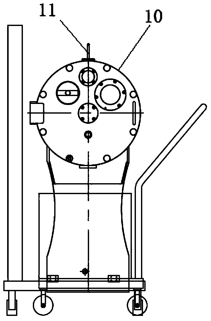 A microbial solid waste treatment system