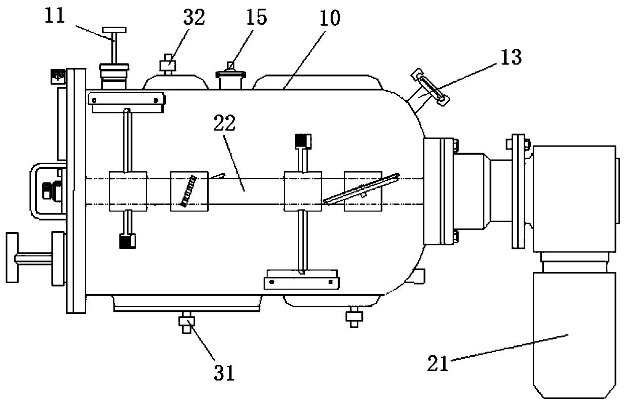 A microbial solid waste treatment system