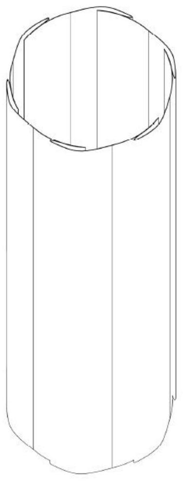 Mixed hemostatic structure and injectable mixed hemostatic device