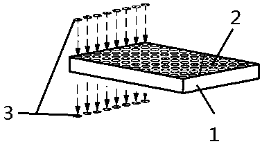 Quartz glass porous enzyme label plate manufacturing method and quartz glass enzyme label plate