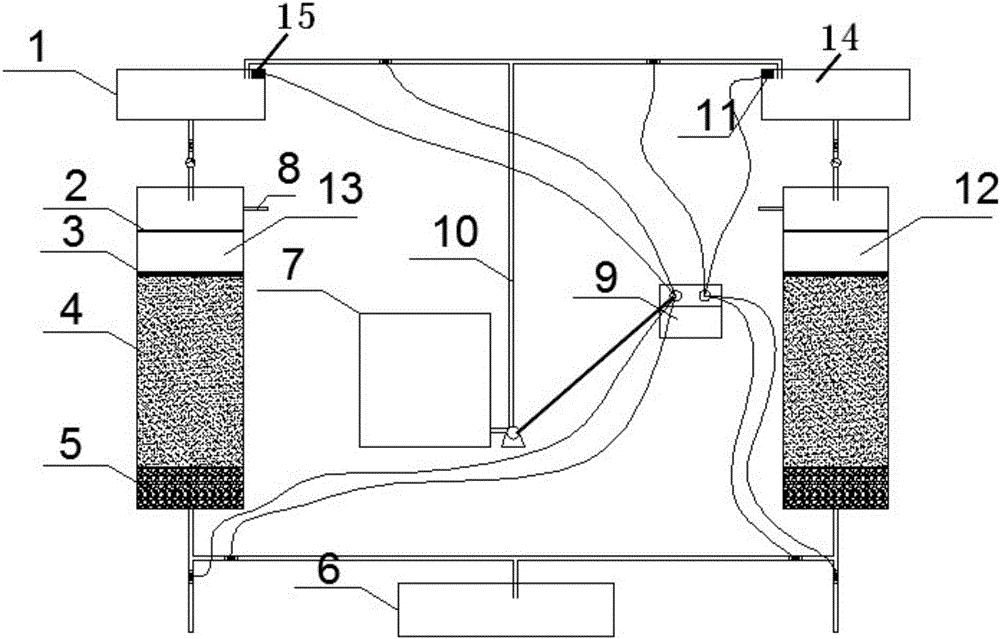 Intermittent biological sand filtration treatment system