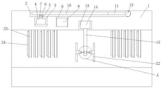 Solar petroleum heating device capable of reducing petroleum viscosity