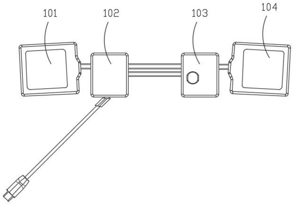 Flexible stretchable battery pack