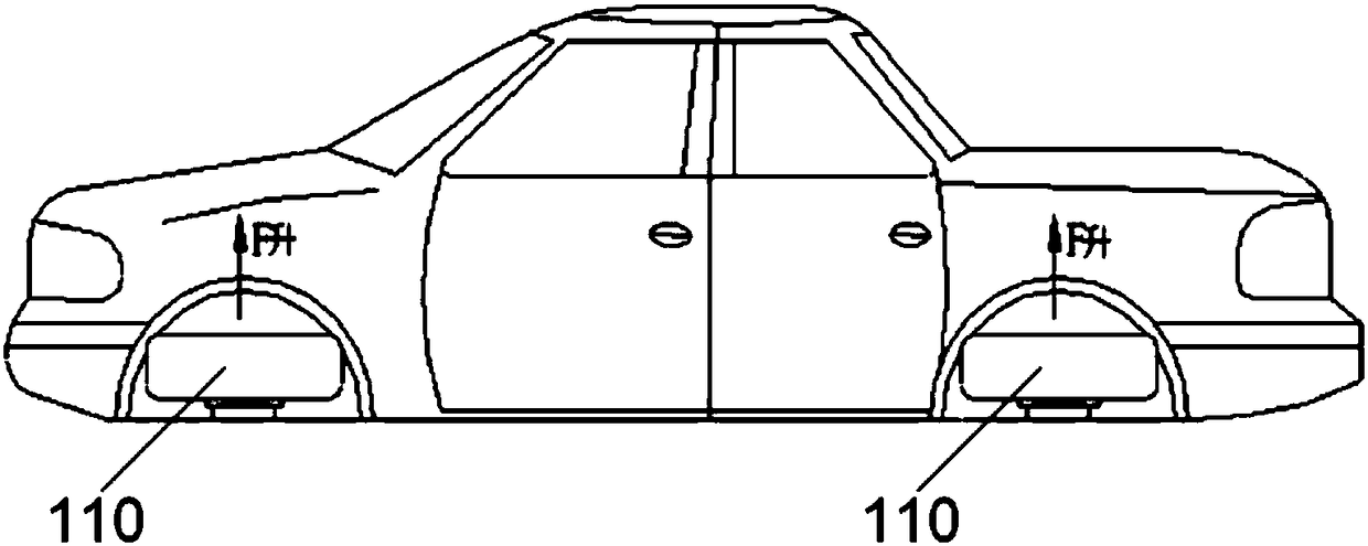 An electric vehicle wheel position conversion device and a land-air dual-purpose electric vehicle