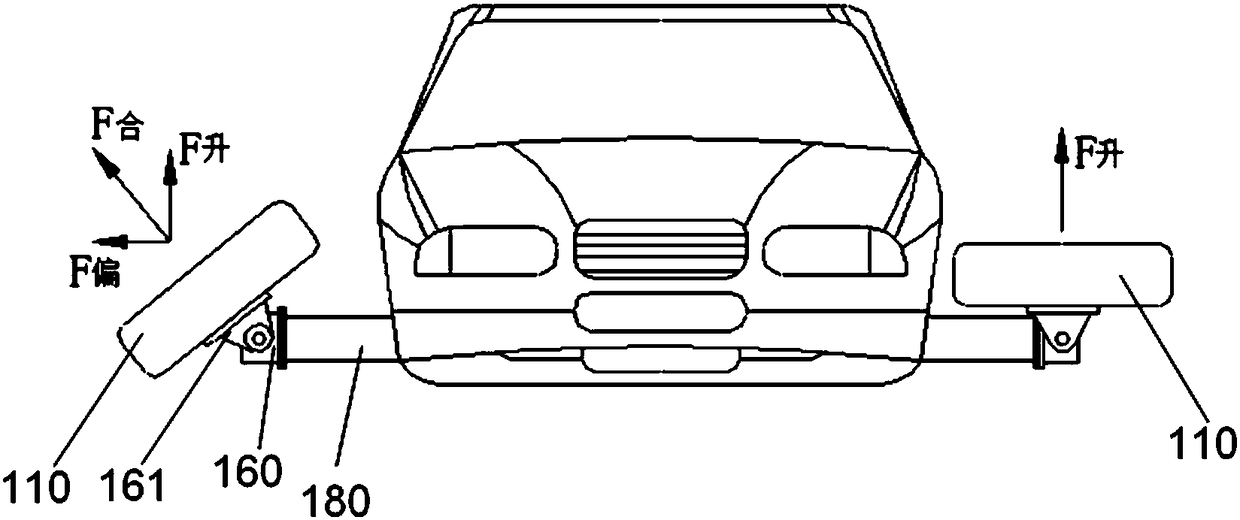 An electric vehicle wheel position conversion device and a land-air dual-purpose electric vehicle