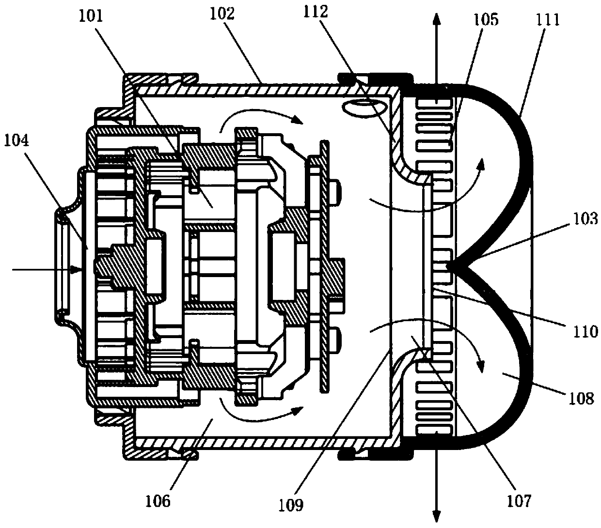 Channel structure and dust collector