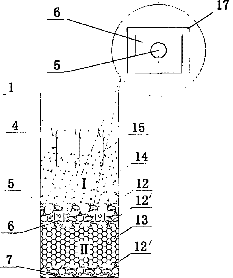 Double-layer artificial wetland system for strengthening sewage denitrification and dephosphorization and operation method thereof