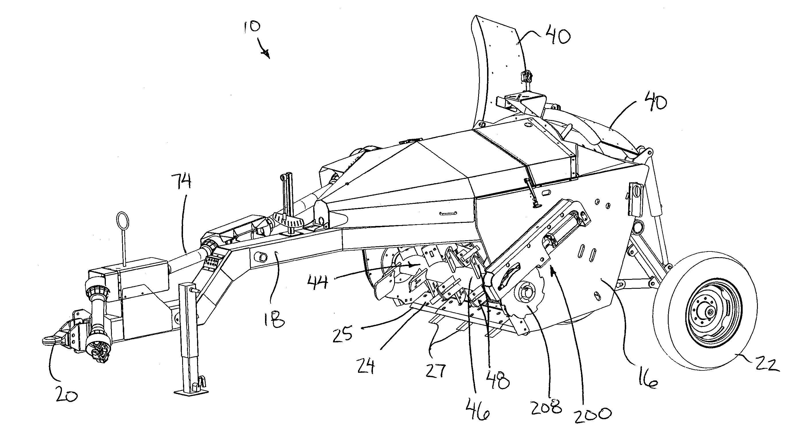 Soil Spreading Scraper Device