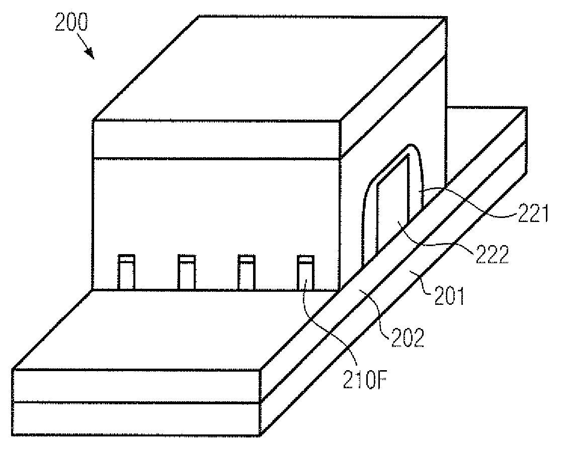 Multiple gate transistor having homogenously silicided fin end portions