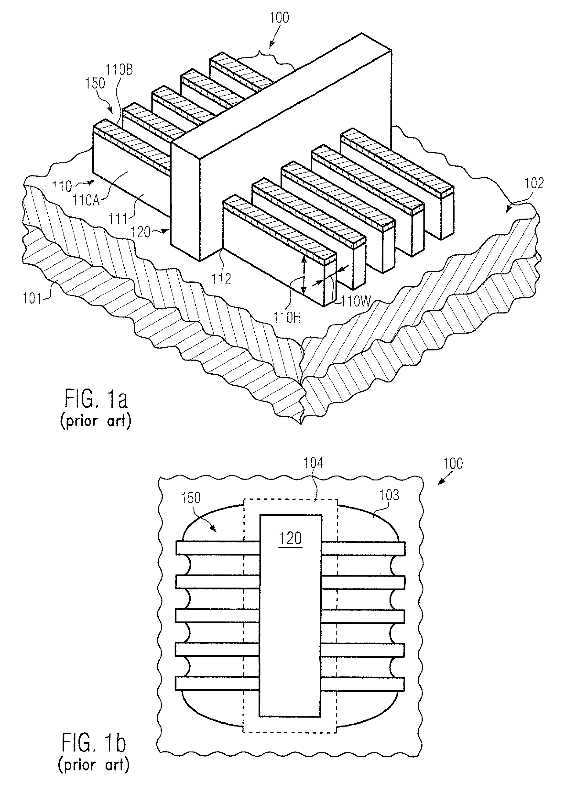 Multiple gate transistor having homogenously silicided fin end portions