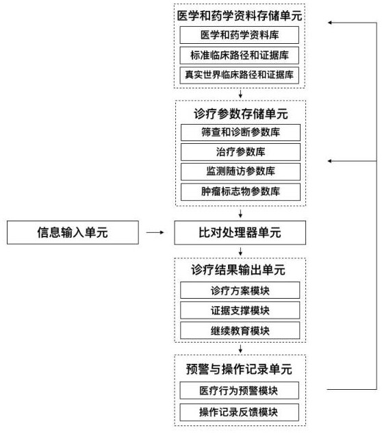 Head and neck tumor clinical decision-making, teaching and scientific research auxiliary support system and method