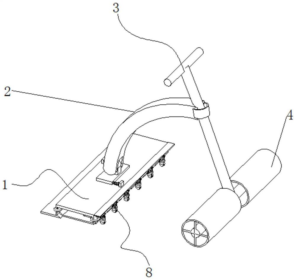 Device for leveling building ground