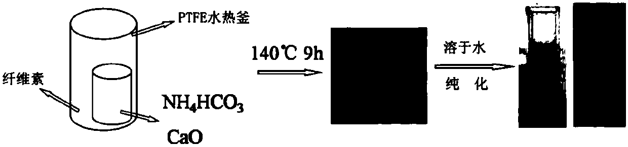 A method for preparing nitrogen-doped carbon quantum dots by solid-state pyrolysis and its application