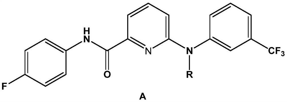 Picolinafen derivative as well as preparation method and application thereof