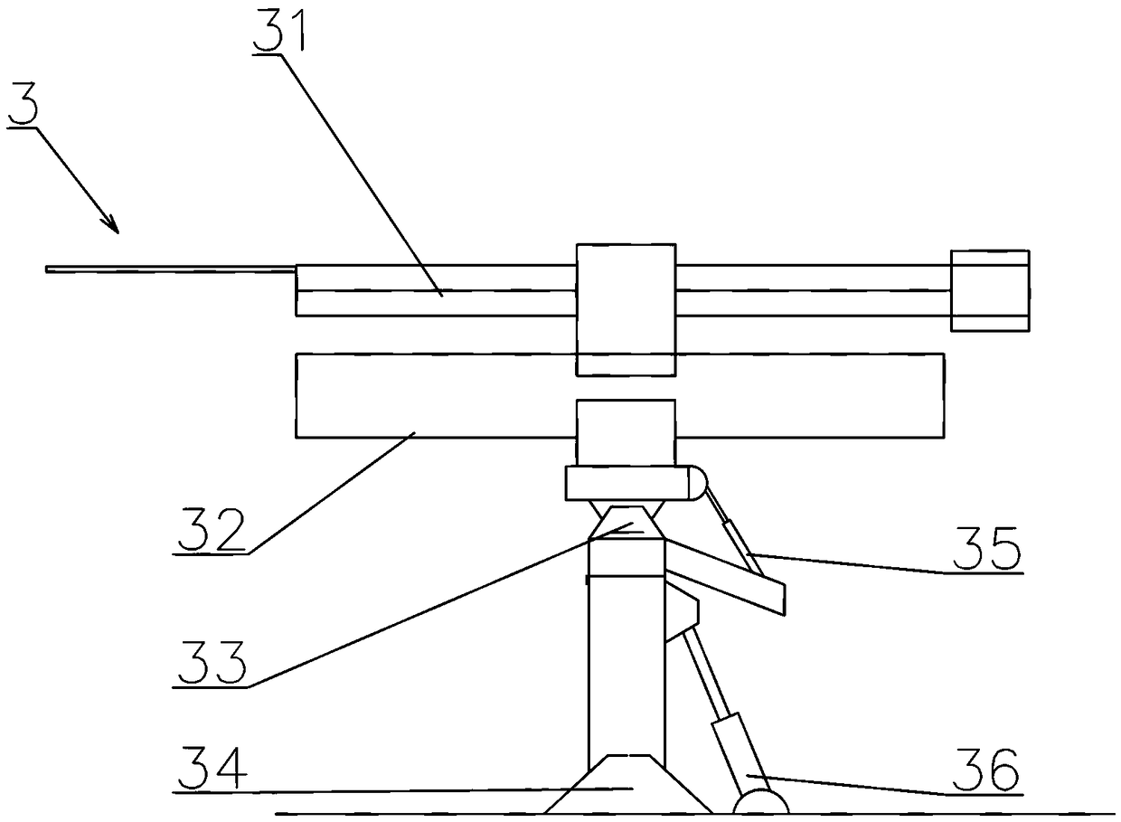 Tunnel anchor construction trolley