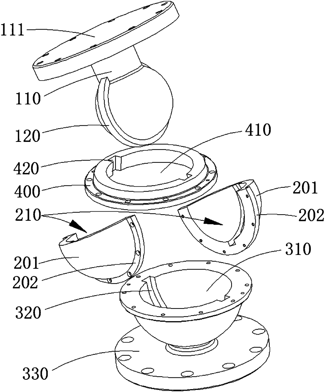 High-bearing universal joint, mechanical arm joint and flexible mechanical arm