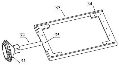 Device and method for resin plugging hole of double-sided back-drilled printed circuit board