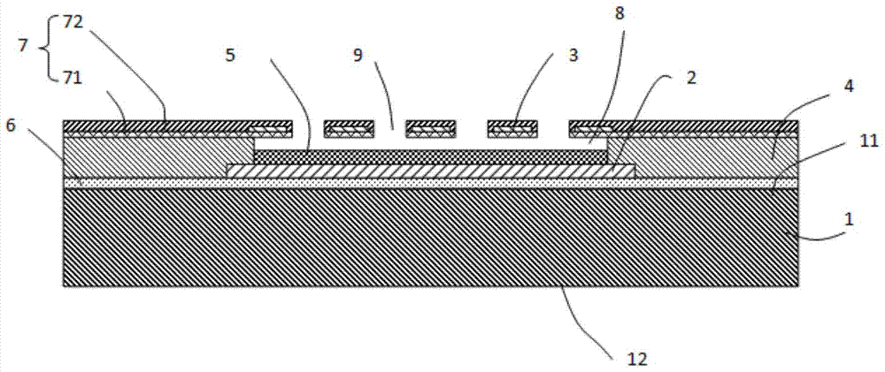 mems capacitive relative humidity sensor and preparation method thereof