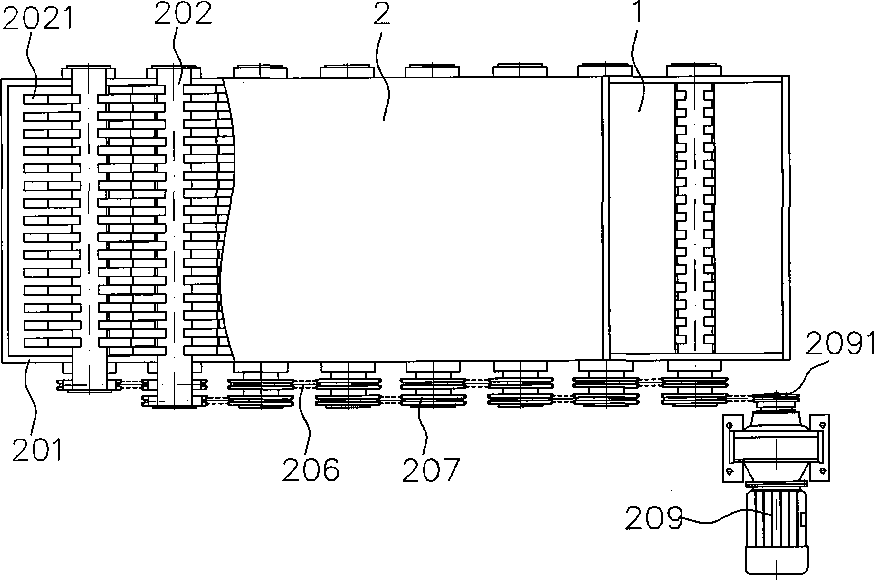 Efficient burning furnace with rotary fluidization grate