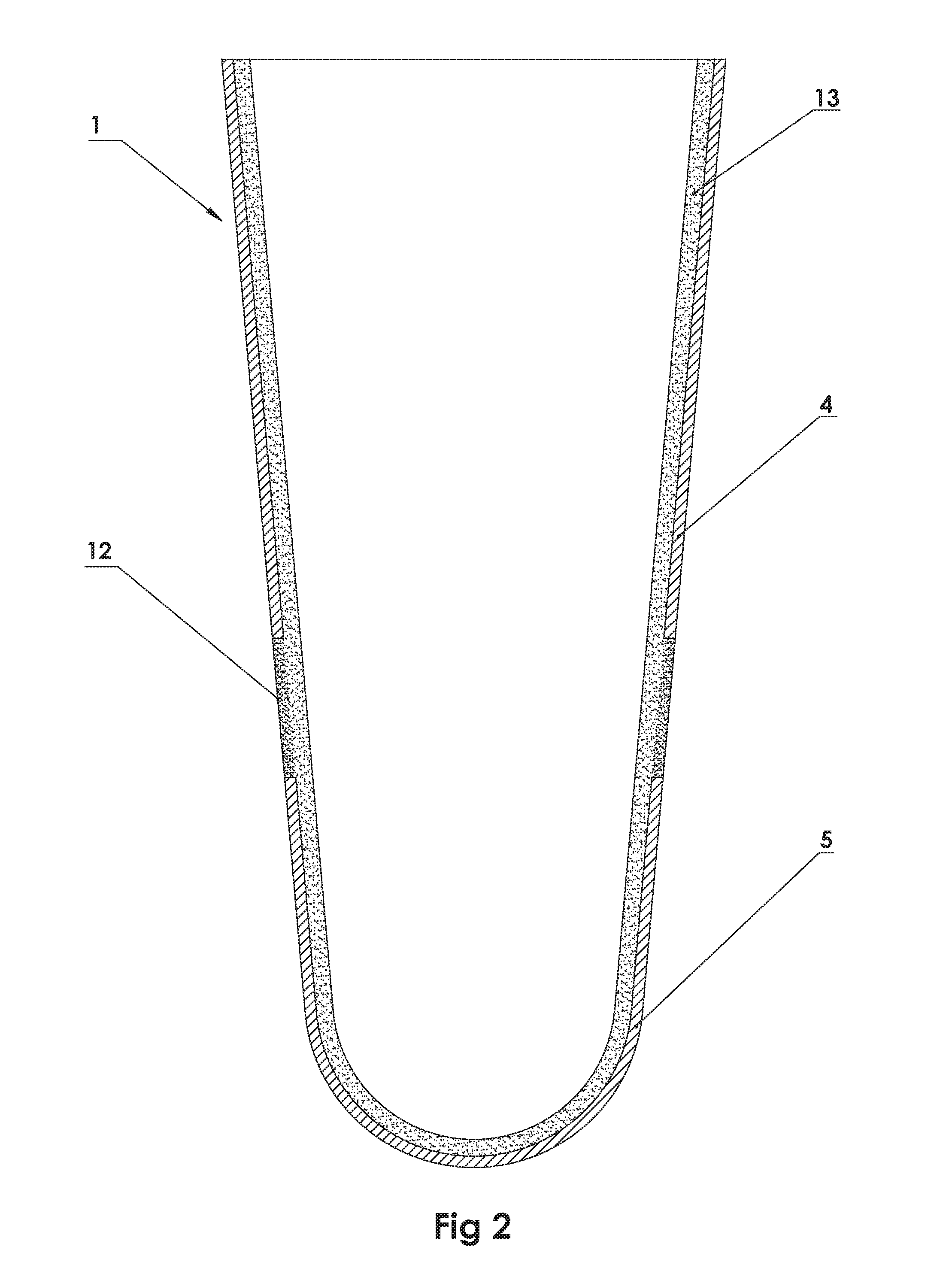 Method and apparatus of an integrated raised gel sealing liner