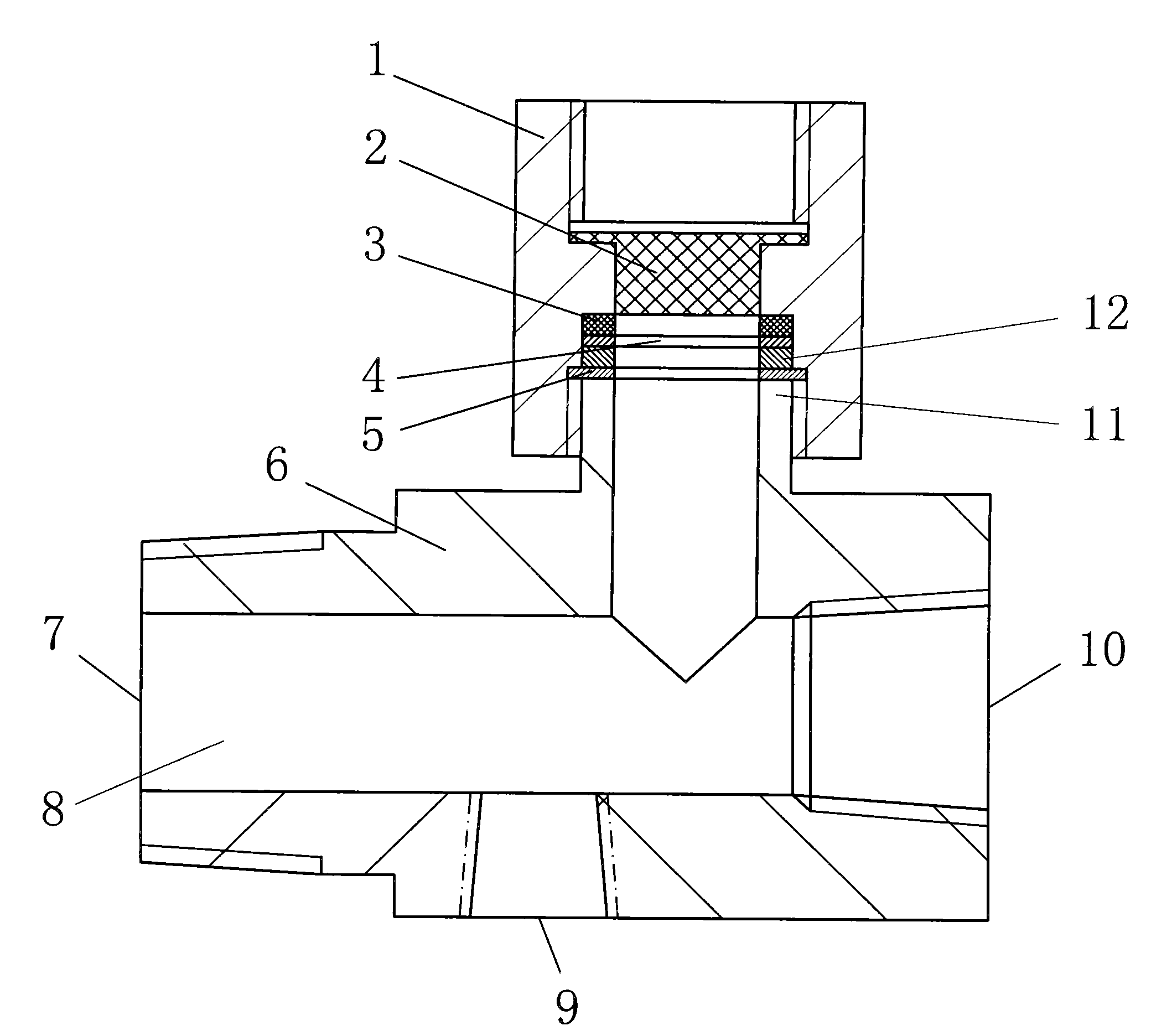 Integrated safety valve for high-pressure air long-tube semi-trailer