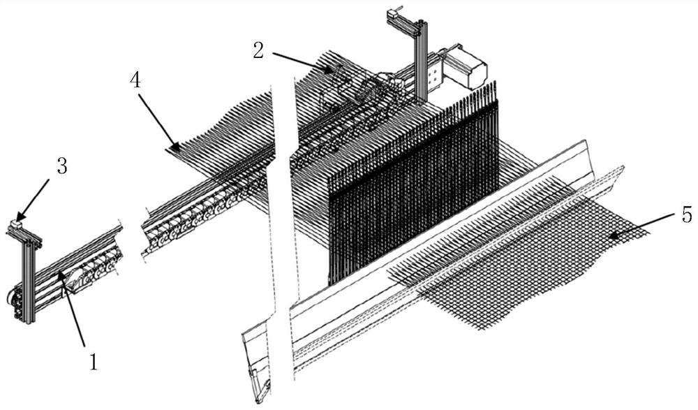 Broken yarn detection device and loom