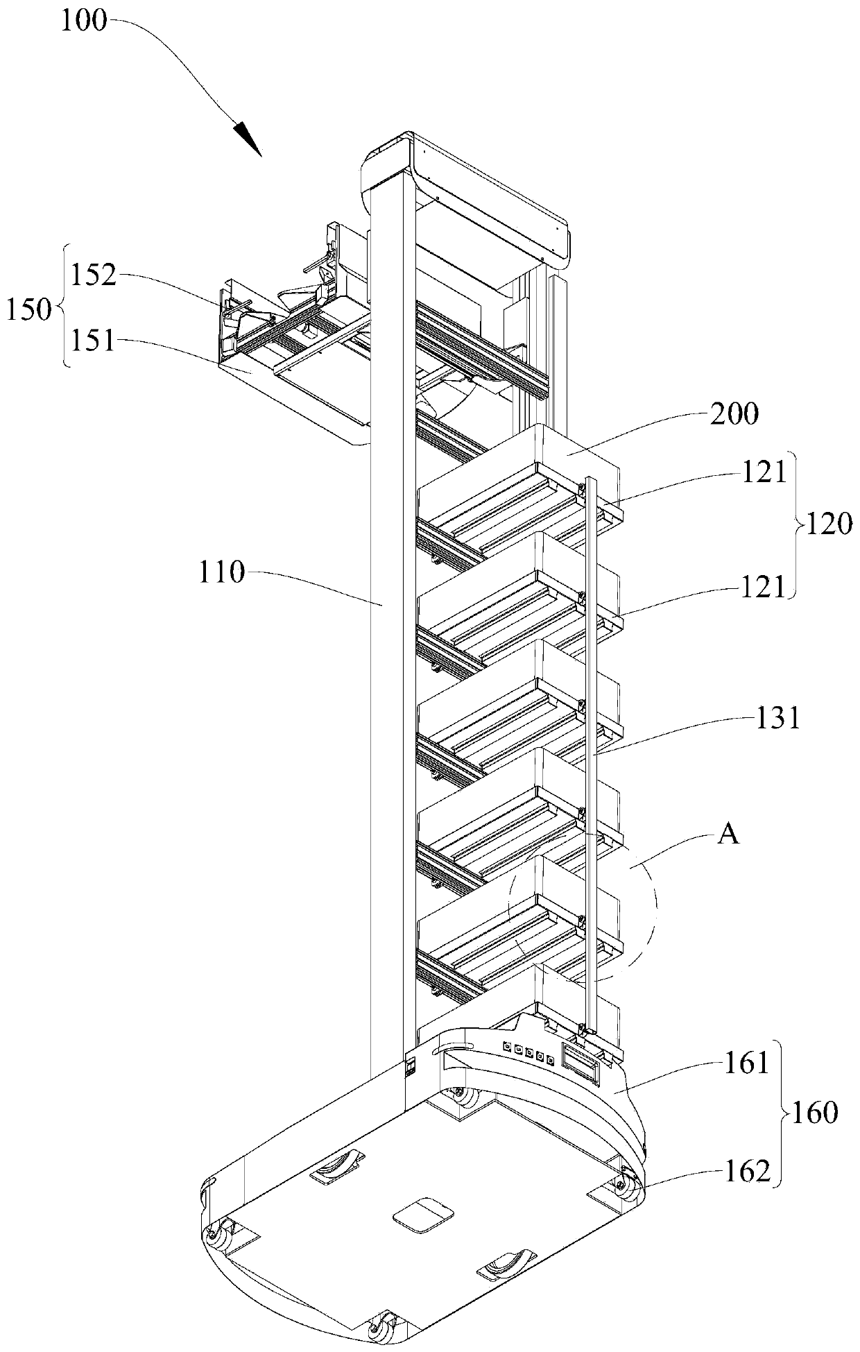 Transfer robot and handling system and handling method of transfer robot