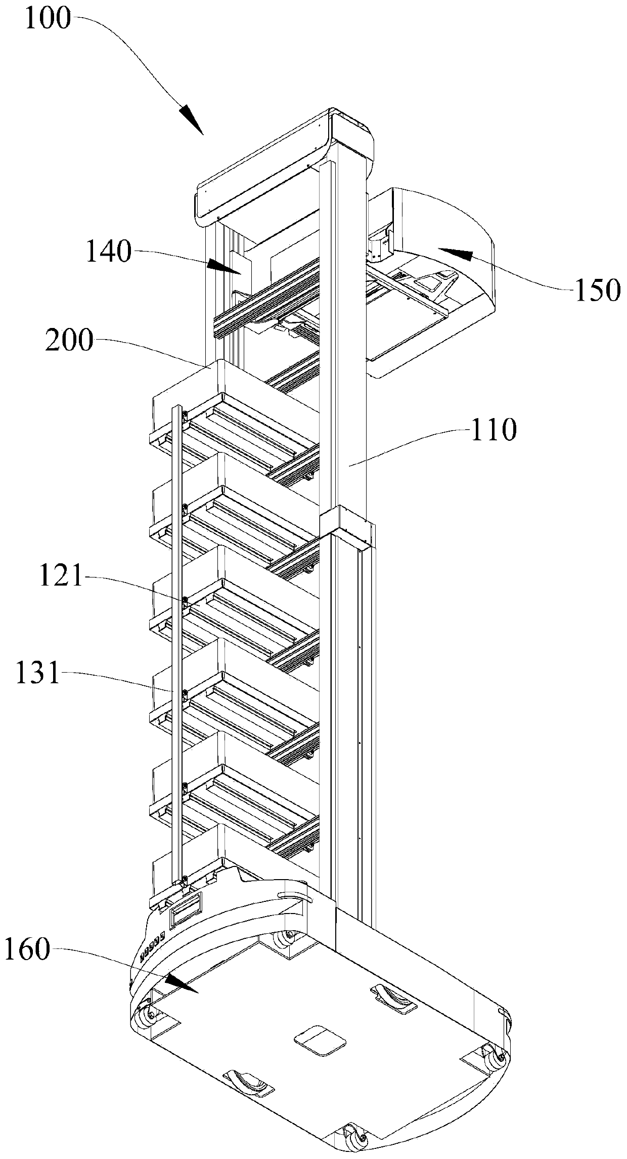 Transfer robot and handling system and handling method of transfer robot