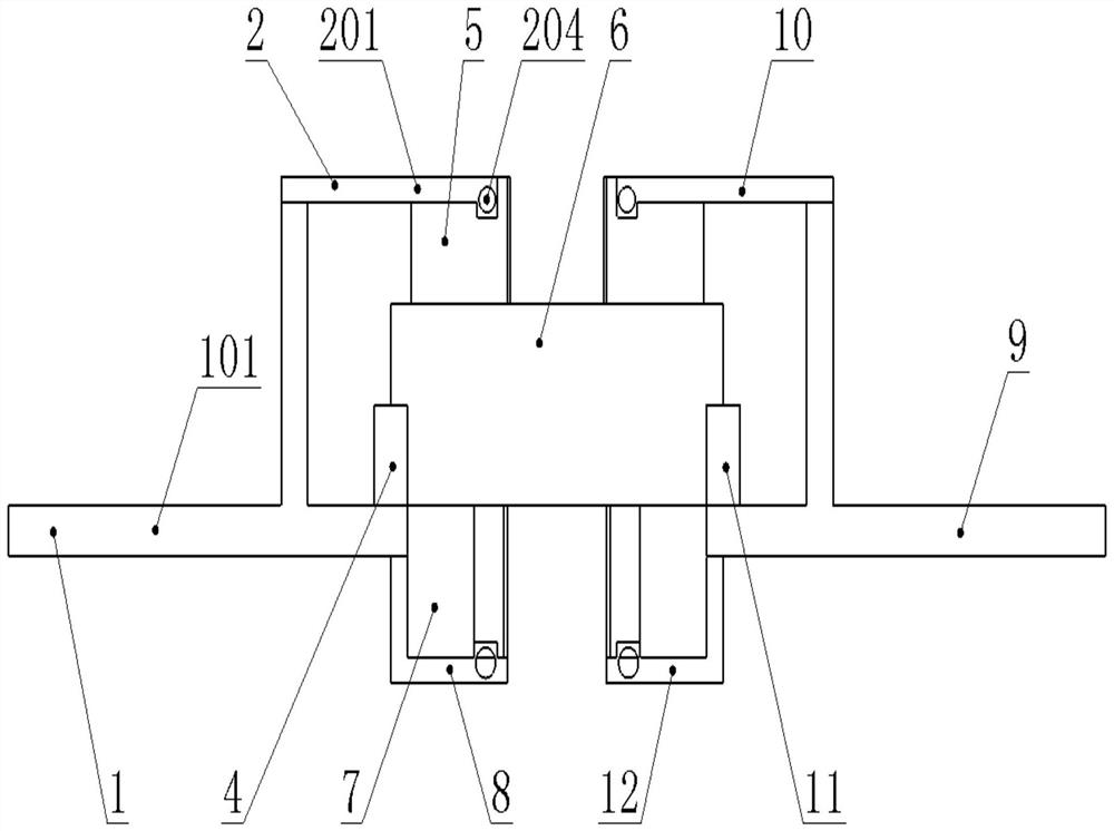 Positioning device suitable for industrial robot machining and using method