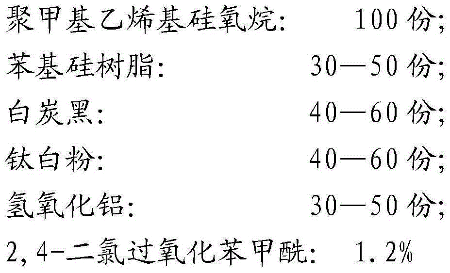 Flame-retardant silicone rubber heat-shrinkable sleeve and preparation method thereof