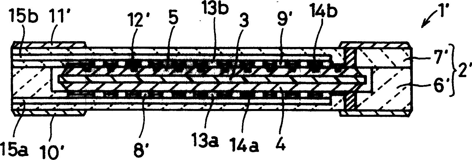 Container for fuel cell, fuel cell and electronic device