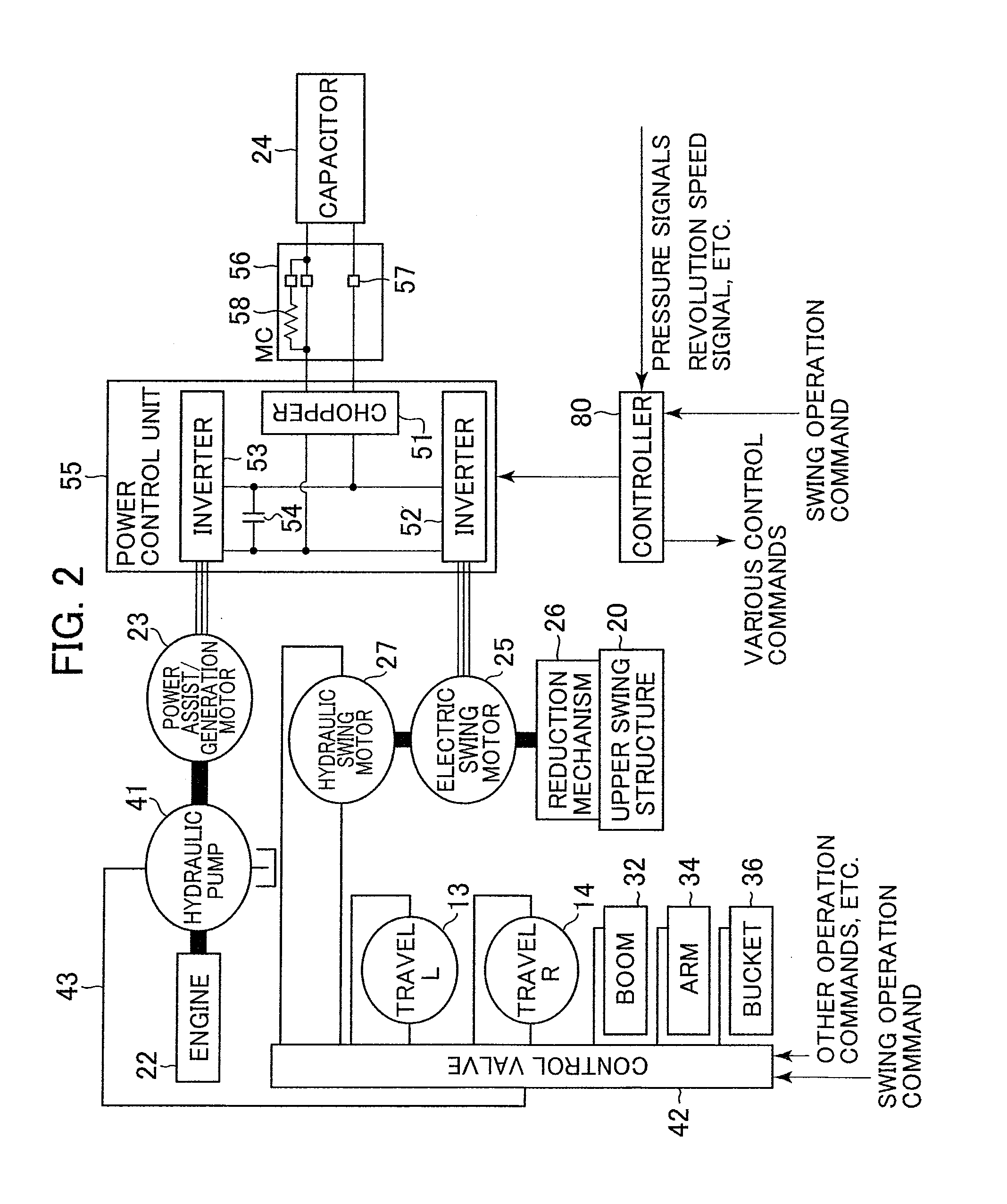 Hybrid construction machine