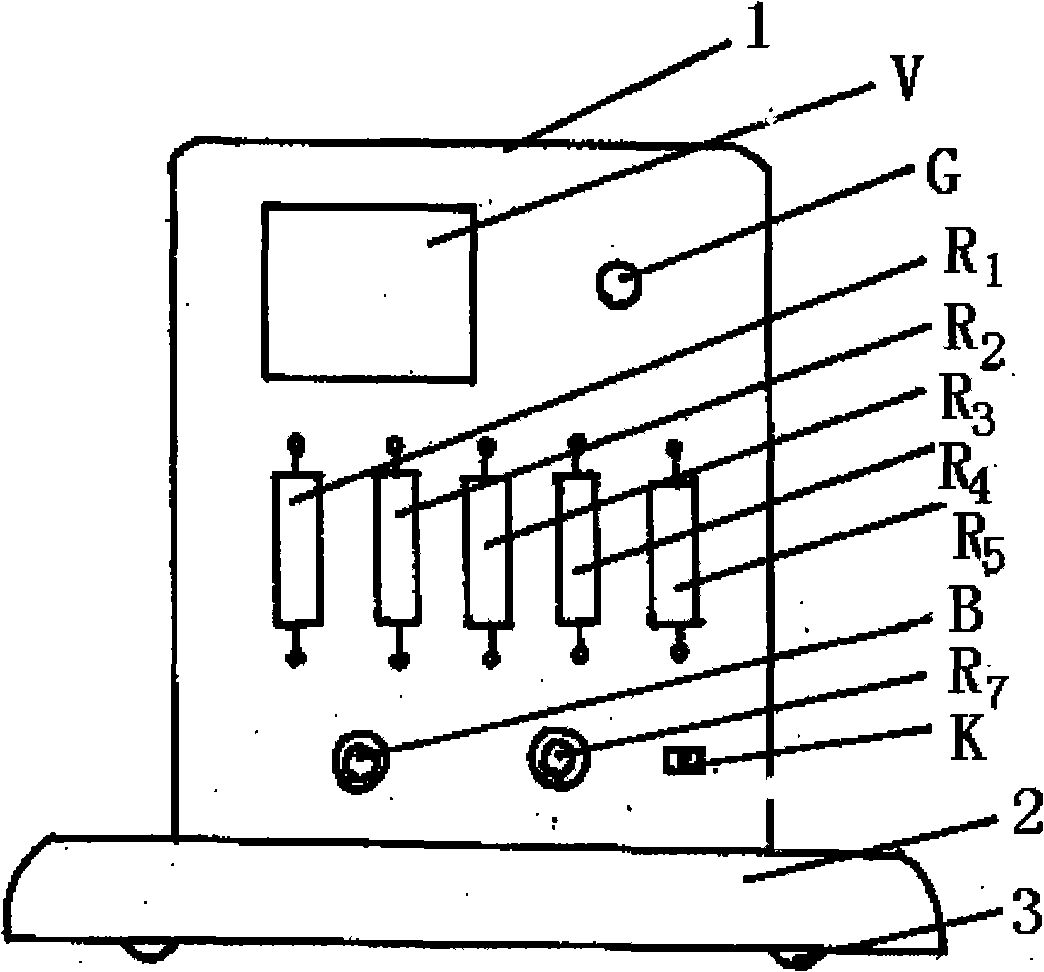 Heat sensitive resistance, photosensitive, force sensitive, humidity sensitive resistance, magnetism sensitive resistance variability feature demonstrator