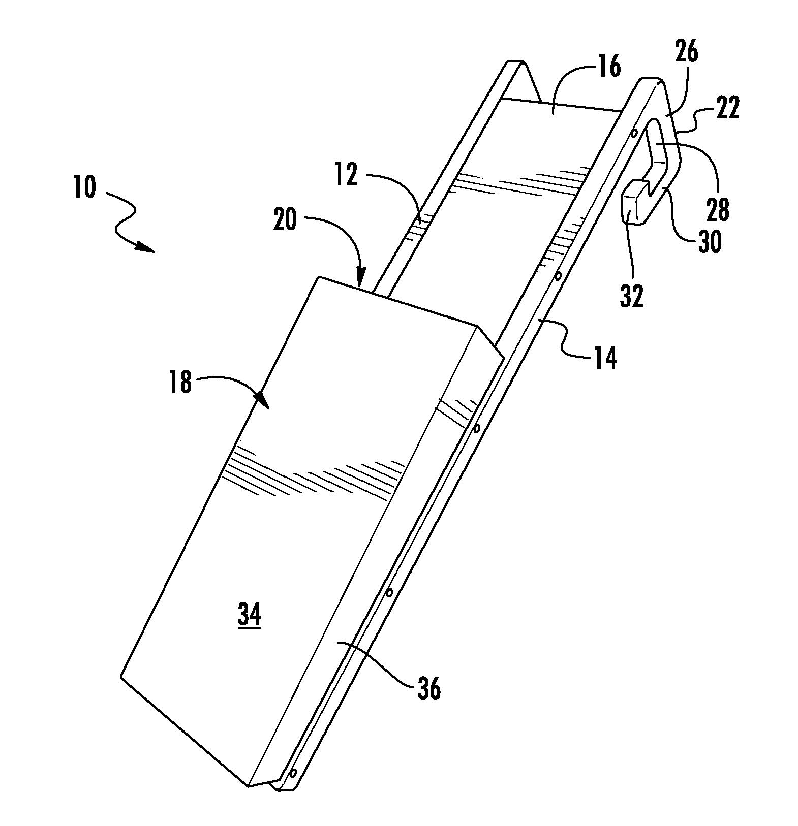 Tool holder for an aerial bucket lift