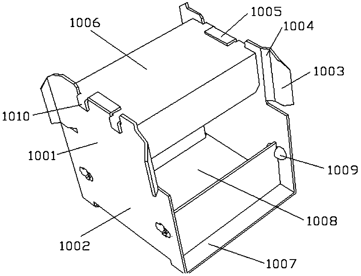 A light steel keel foundation structure system and construction method for a light partition wall