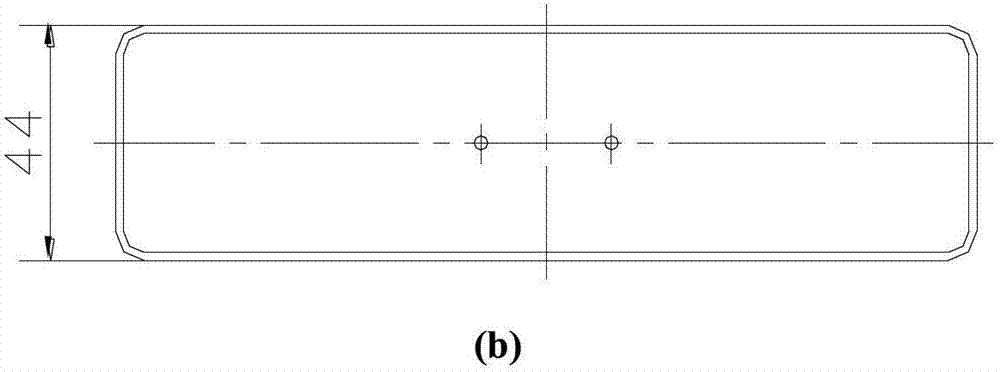 Extrusion molding mould and molding method of large-length-width-ratio aluminum alloy rectangular box-shaped piece