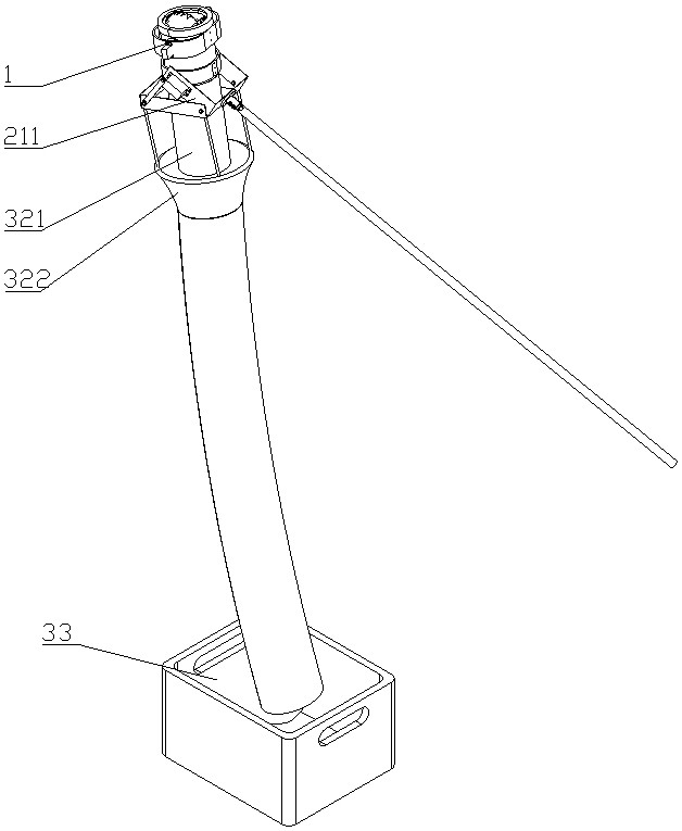 An electric fruit picking head