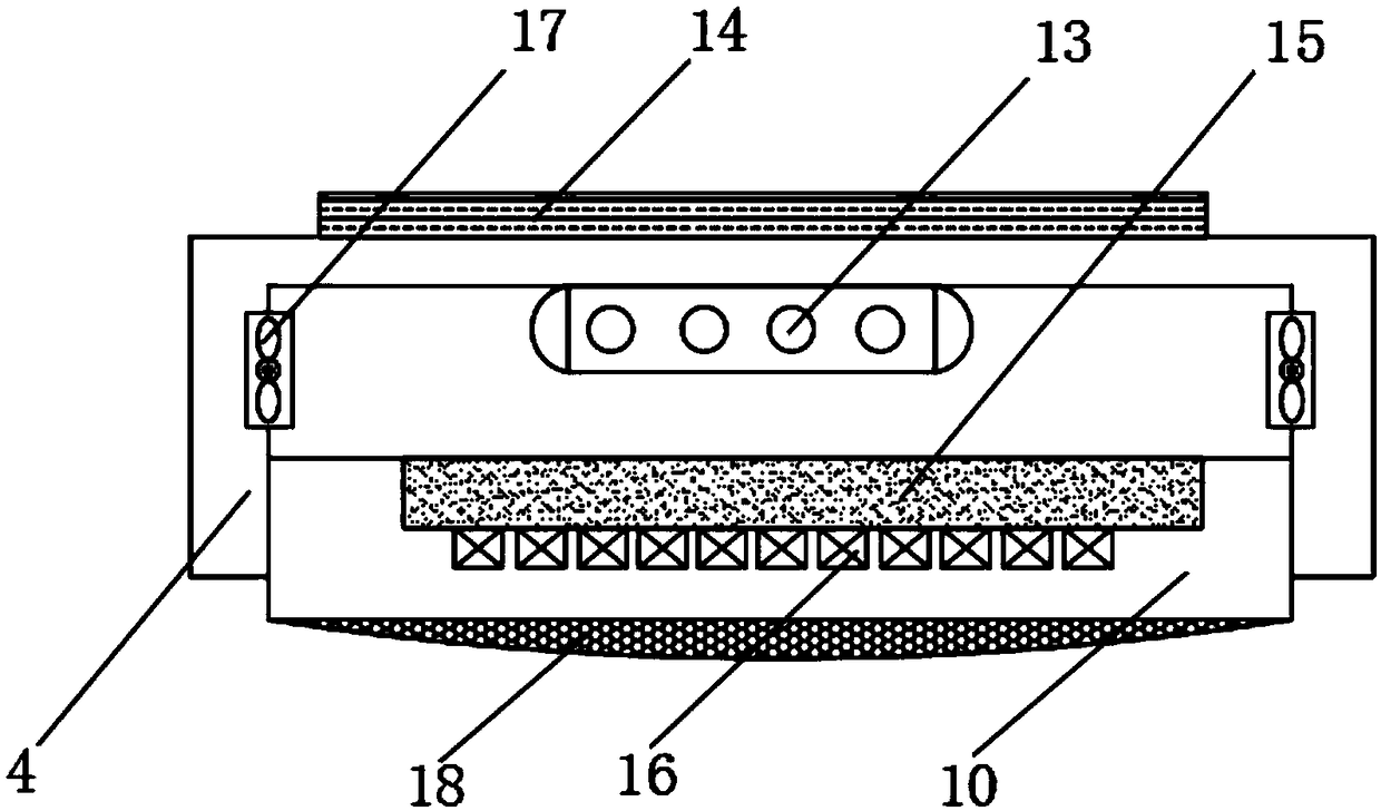 LED street lamp based on high-brightness coaxial light source