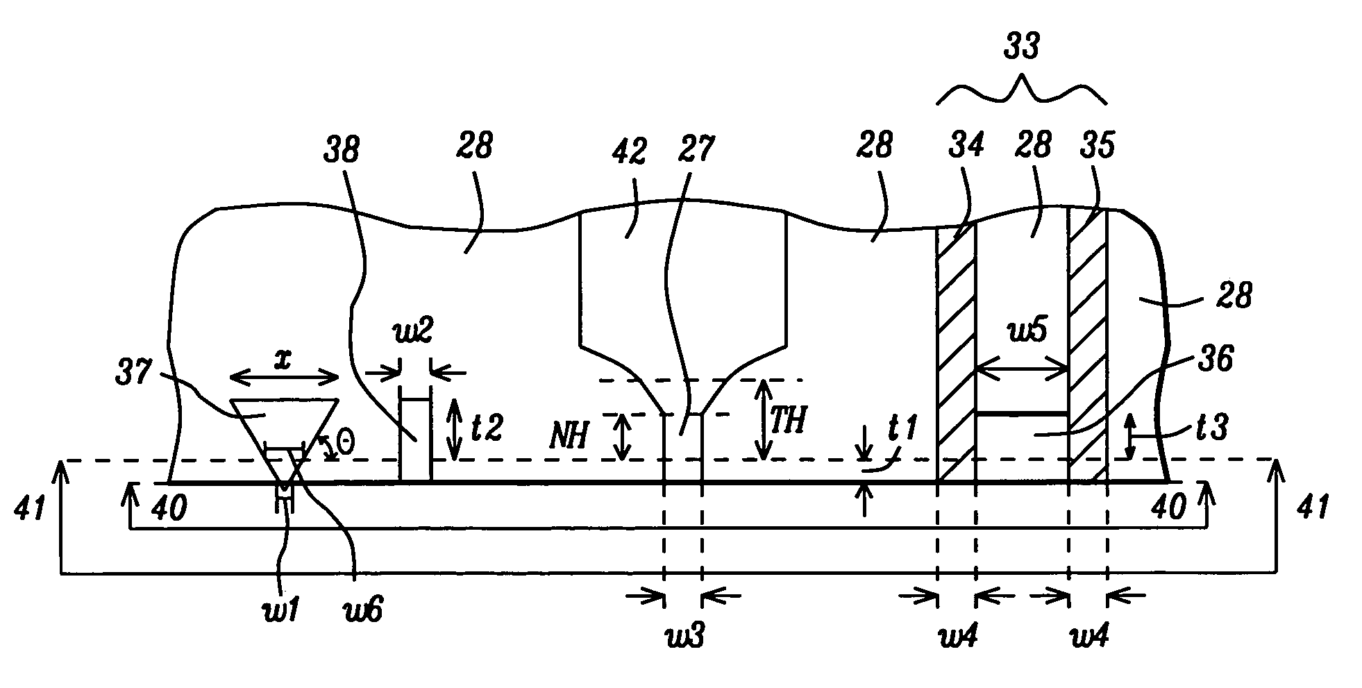 Independently controlled read and write head stripe height parameters in slider back end process