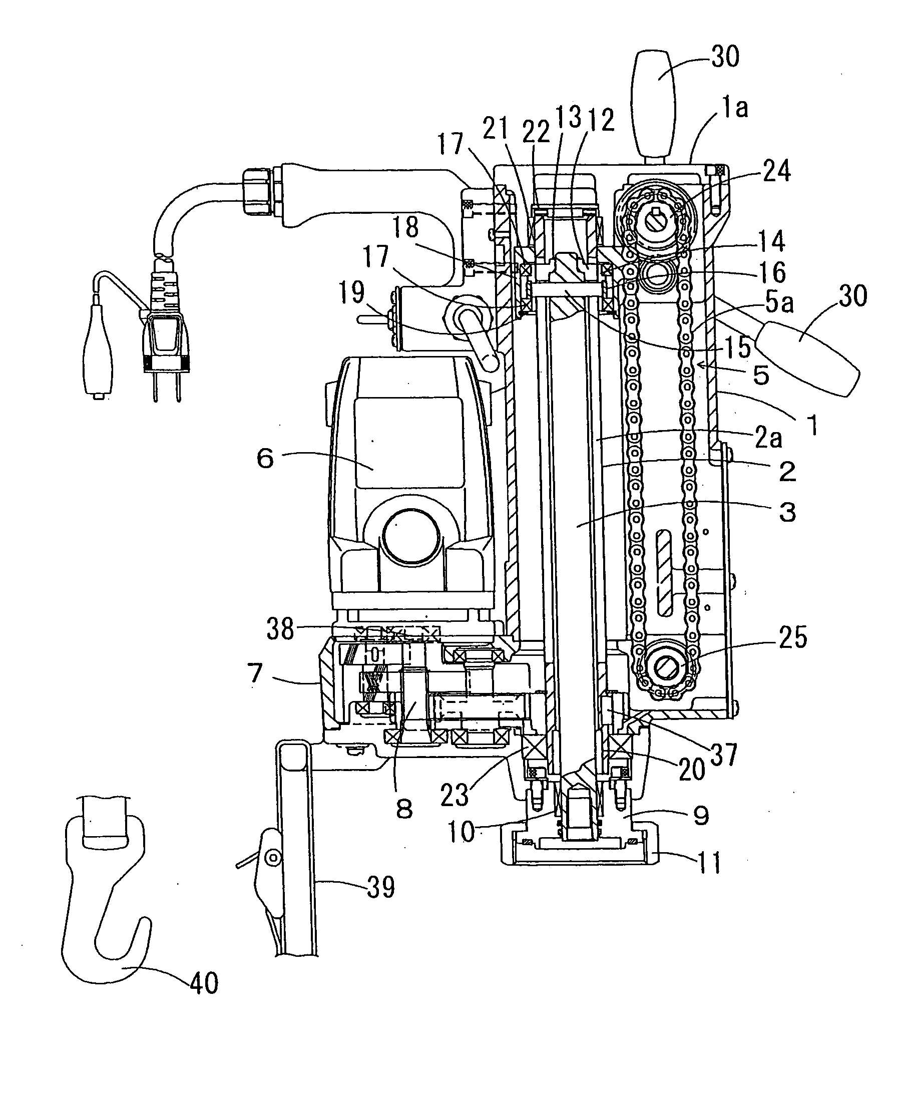 Boring machine