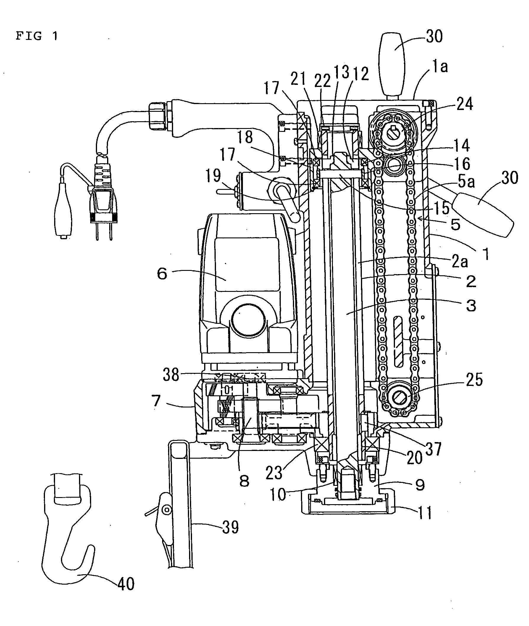 Boring machine