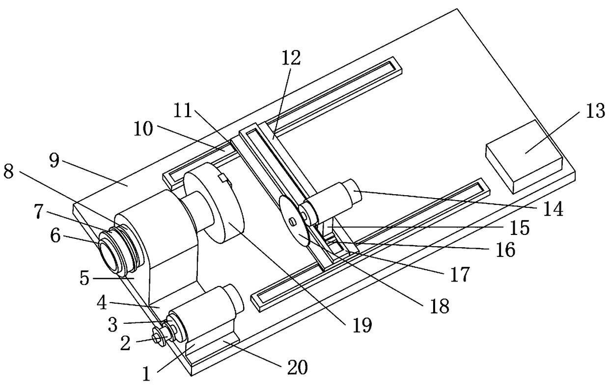 Automatic metal pipe cutting device