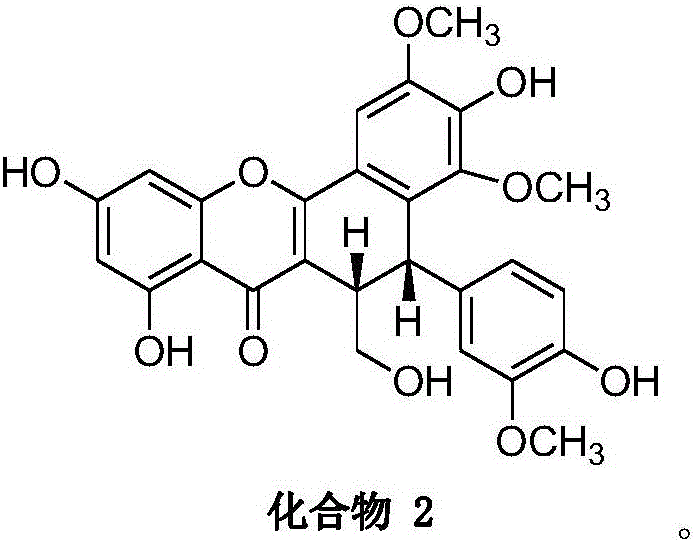 Flavone and lignin compound and extracting method thereof