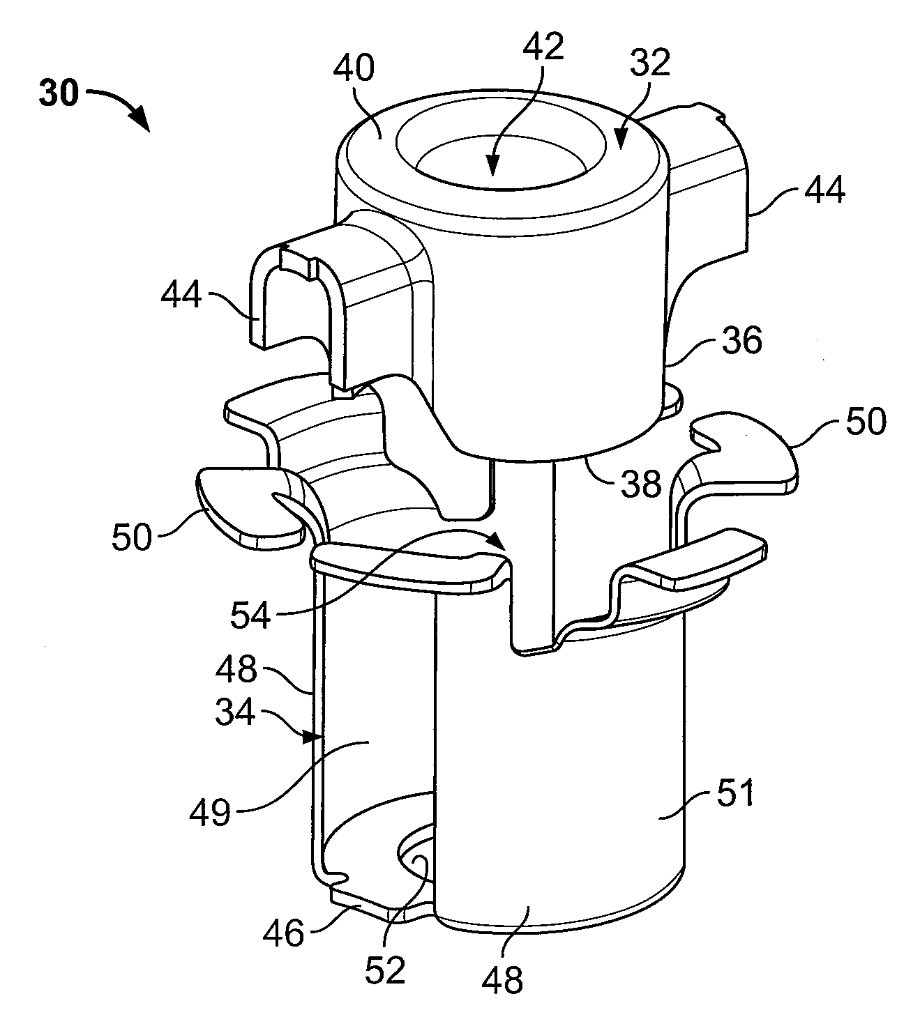 Cage nut fastening system