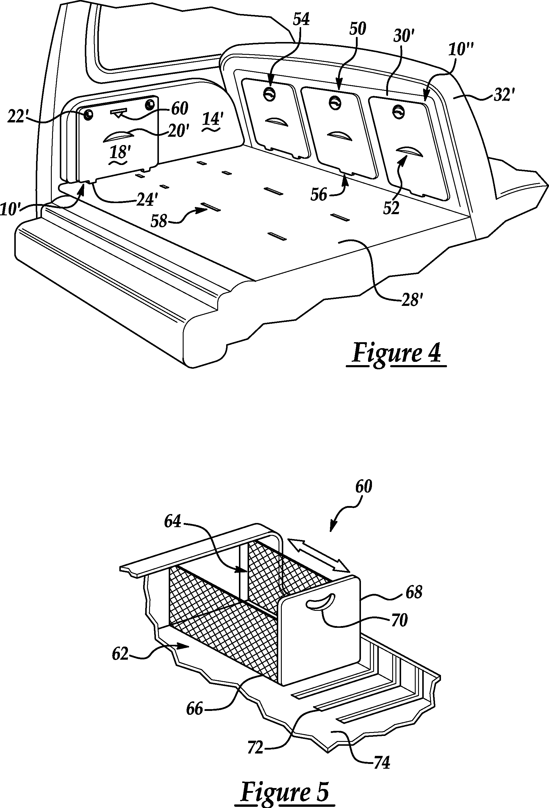 Integrated expandable cargo system for vehicles