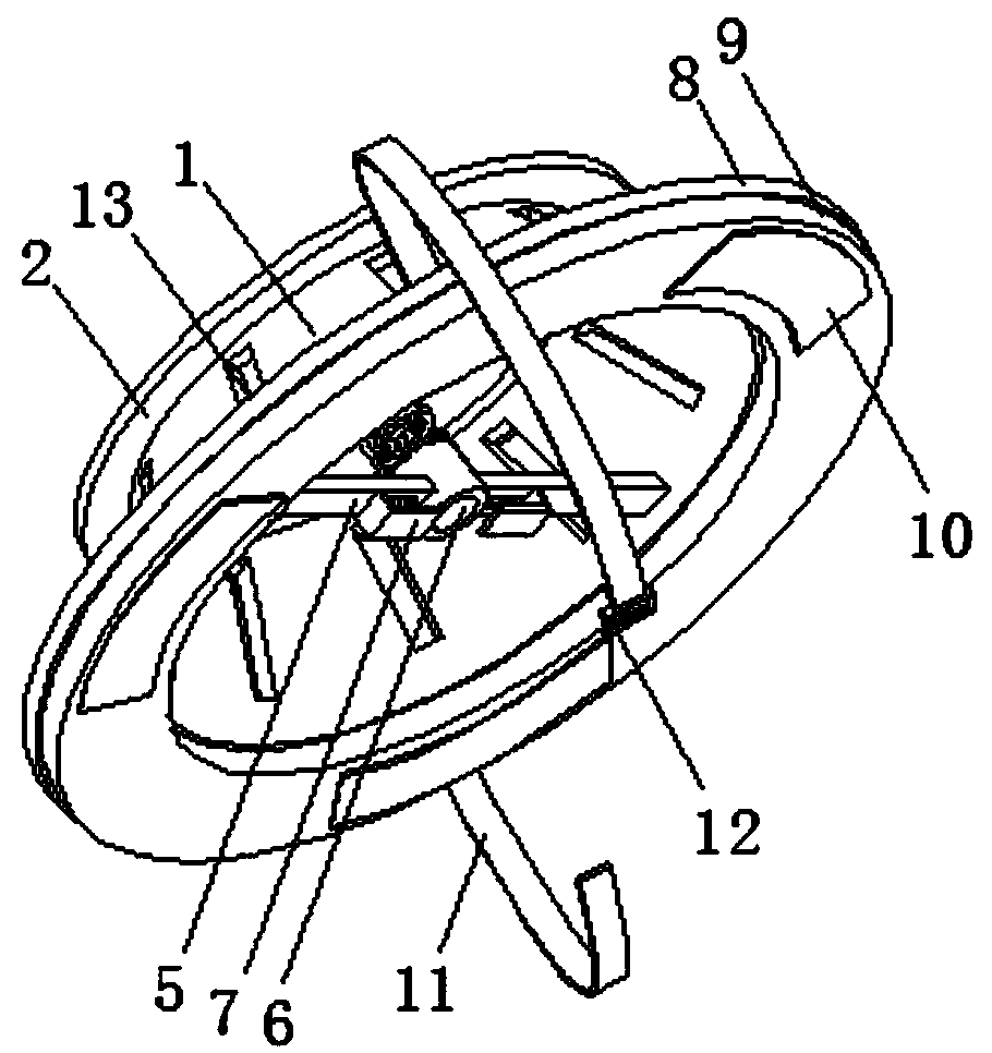 Drainage fixing protection apparatus for thoracic surgery treatment