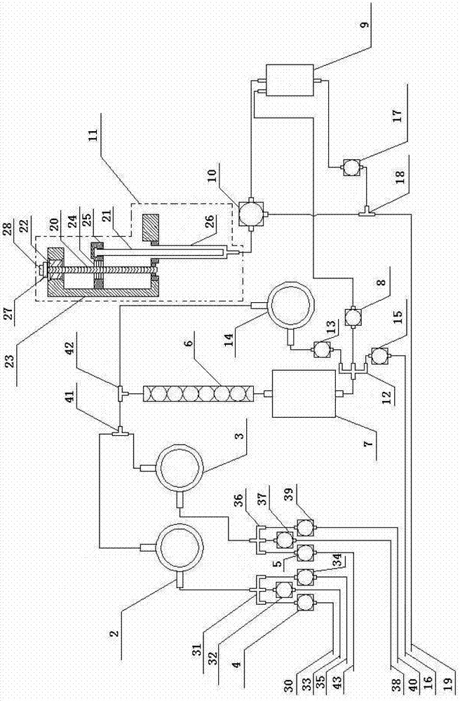 Water petroleum pollutant on-line enrichment device