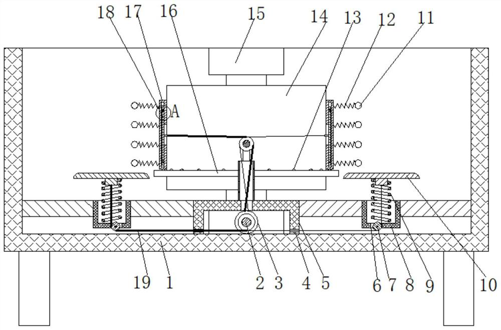 Hoof medicated bath equipment for dairy cow breeding