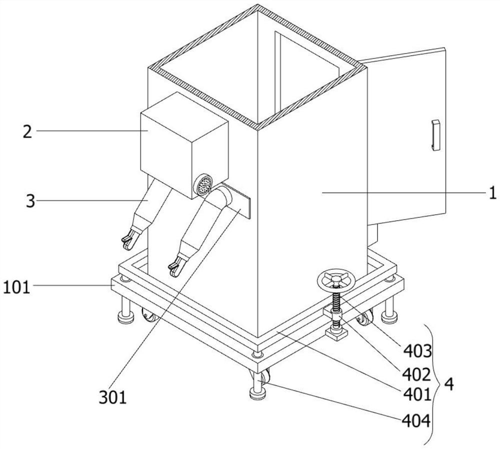 Protection device for radiology department doctor to block rays