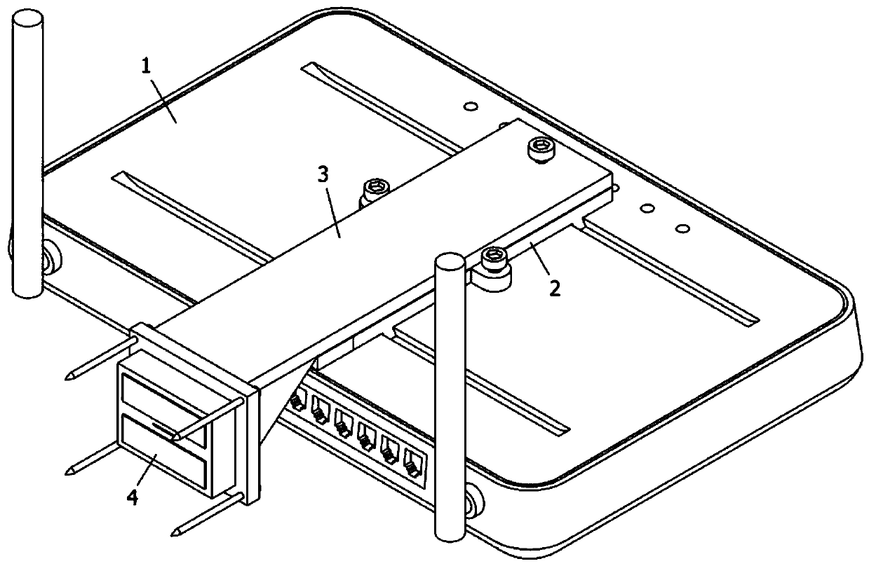 Computer network router device convenient to hang